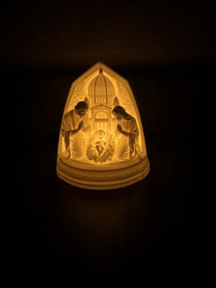 Lampe scène de la Nativité