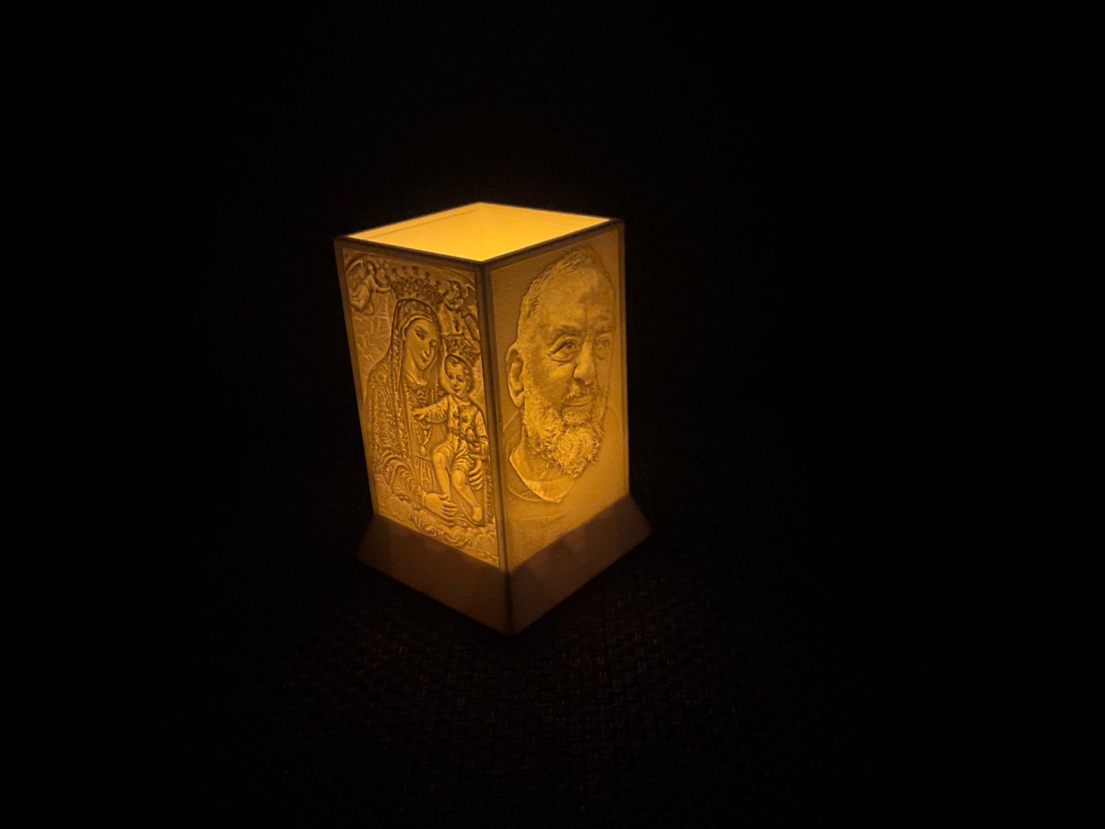Lampe de prière Padre Pio à 4 faces — photo 6